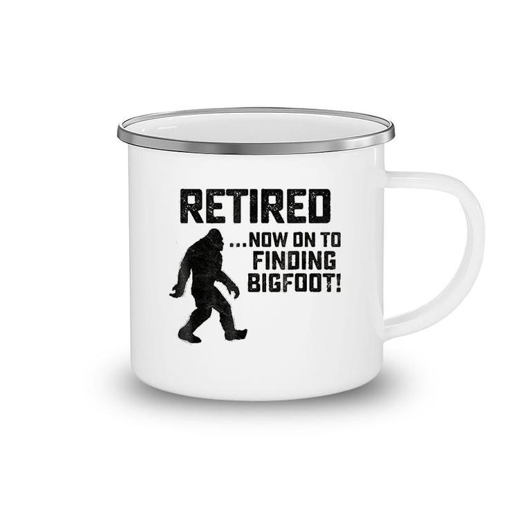 Funny Retirement For Bigfoot Fans Camping Mug
