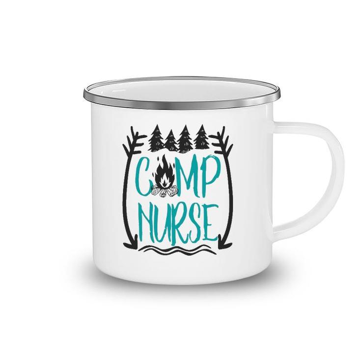 Funny Summer Camp Nurse Nursing Gift Camping Rn Gift Camping Mug