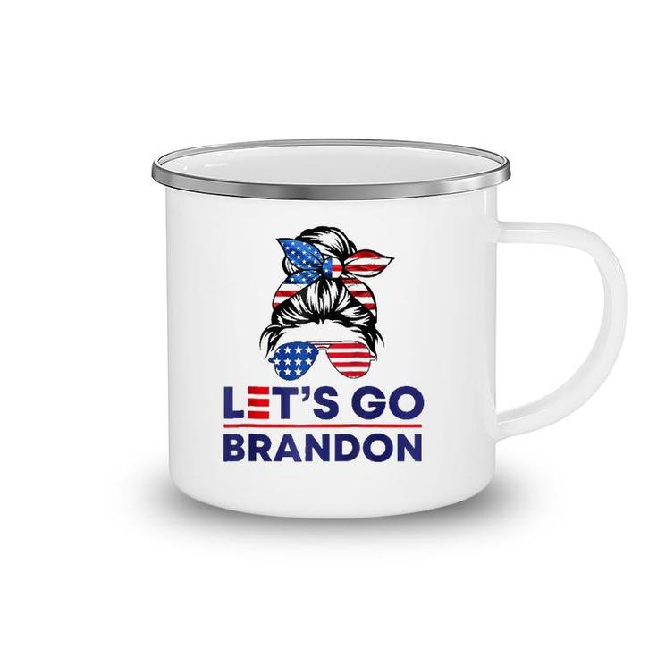 Funny TRump BIden Tee Let's Go Brandon Letsgobrandon 2021 Raglan Baseball Tee Camping Mug