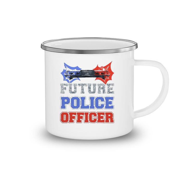 Future Police Officer Gift Idea For Deputys And Help Sherrif Camping Mug