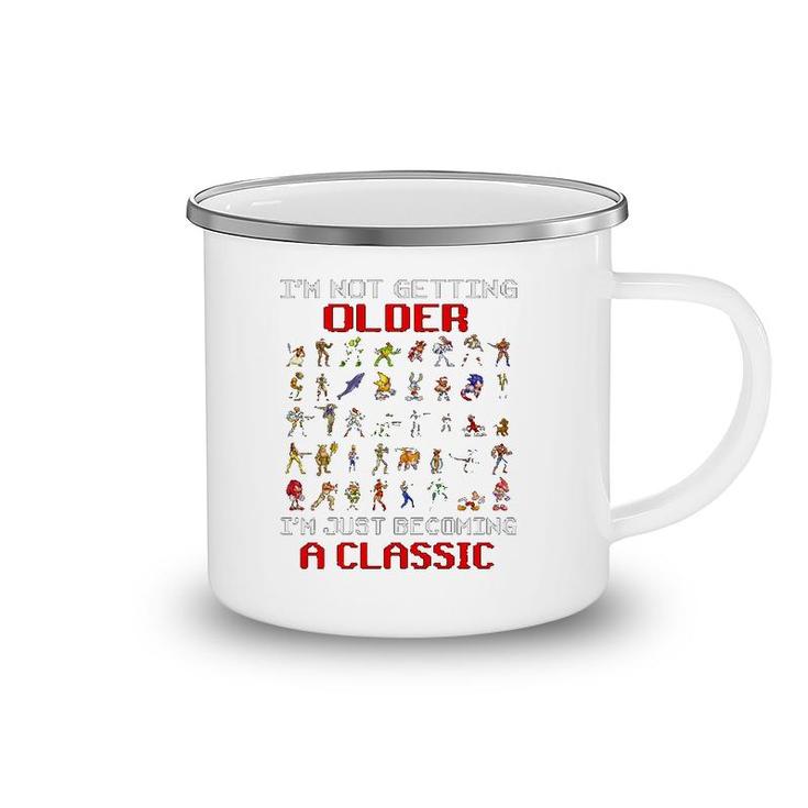 Gaming I'm Not Getting Older I'm Just Becoming A Classic Game Characters Camping Mug