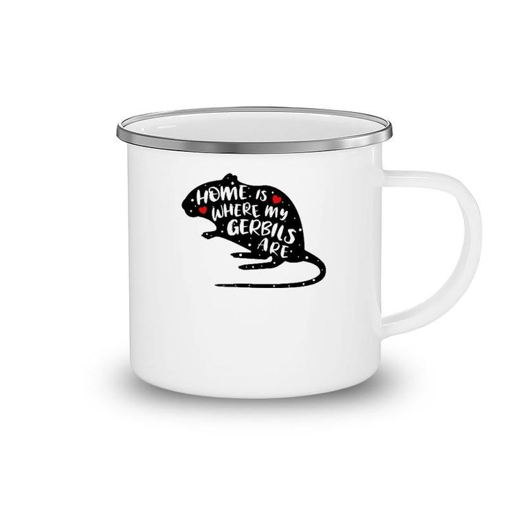 Gerbil Funny Cute Saying For Owners Of Gerbils Camping Mug