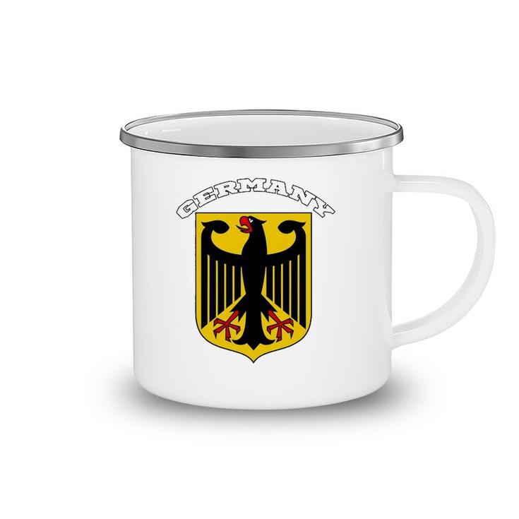 Germany Coat Of Arms Tee Flag Souvenir Berlin Camping Mug