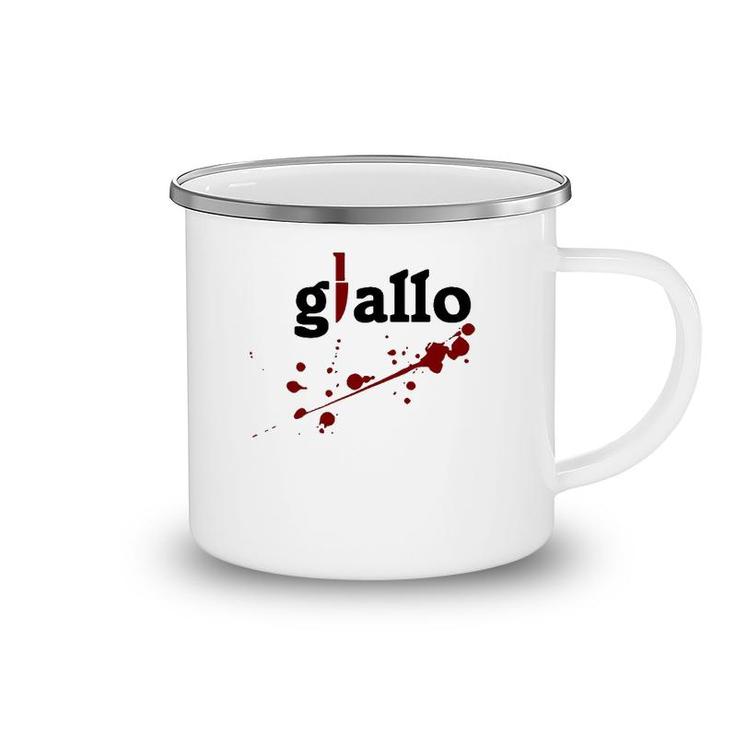 Giallo Italian Horror Movie T Camping Mug