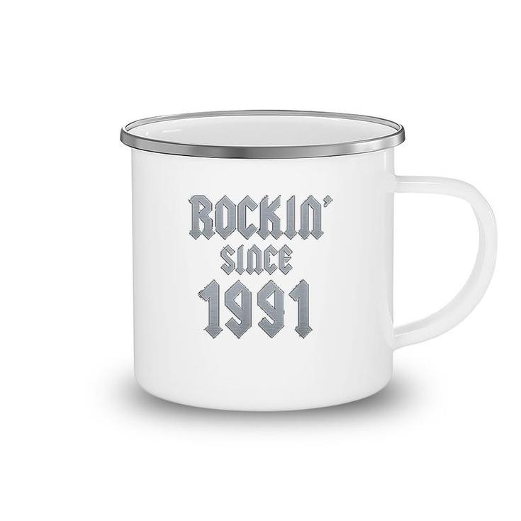 Gift For 30 Year Old Classic Rock 1991 Camping Mug