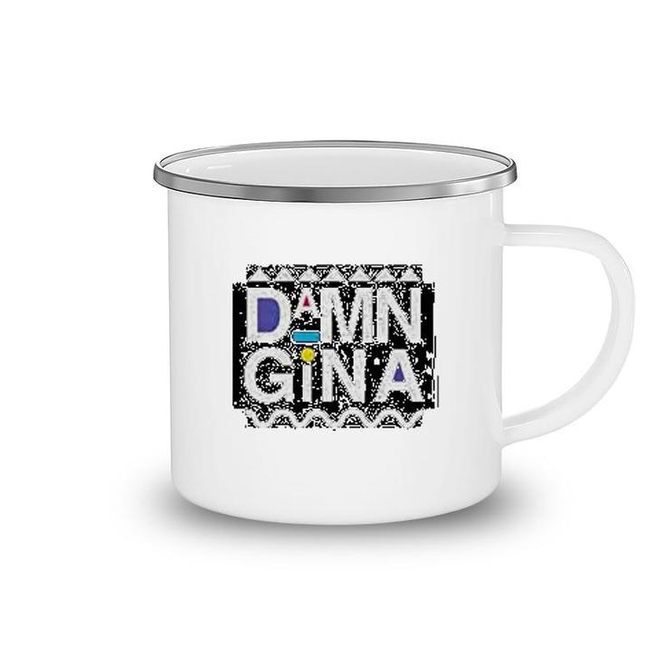 Gina Retro 90s Clothing Funny Camping Mug