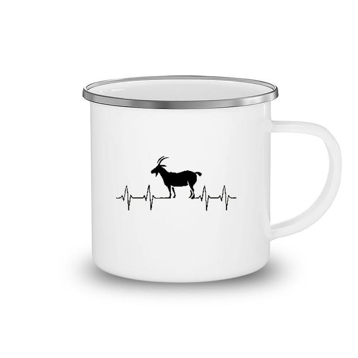 Goat Heartbeat Camping Mug
