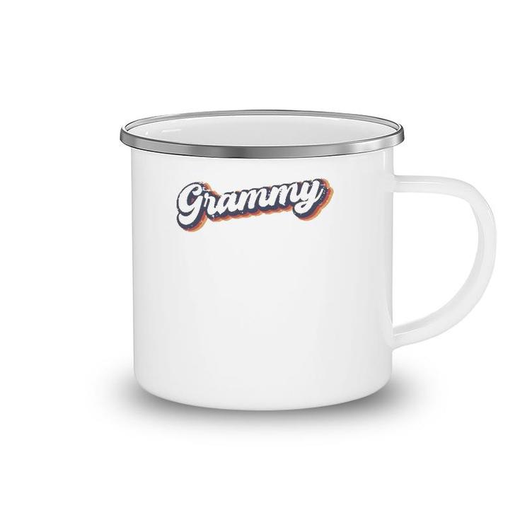 Grammy Vintage Rainbow Grandmommy Family Camping Mug