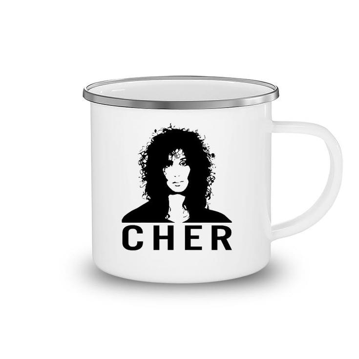 Graphic Cher's Art Design Essential Distressed Country Music Camping Mug