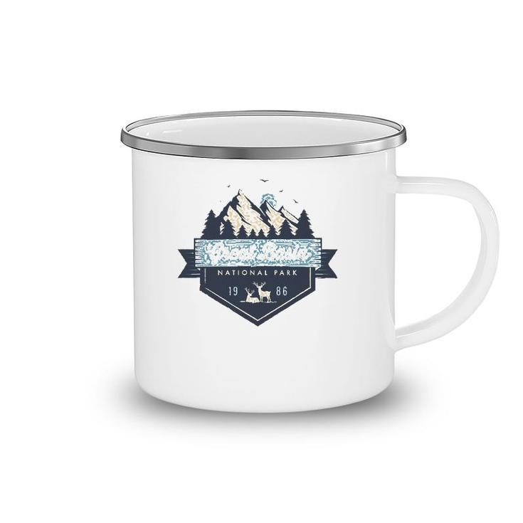 Great Basin National Park Cool Vintage Mountain Camping Mug