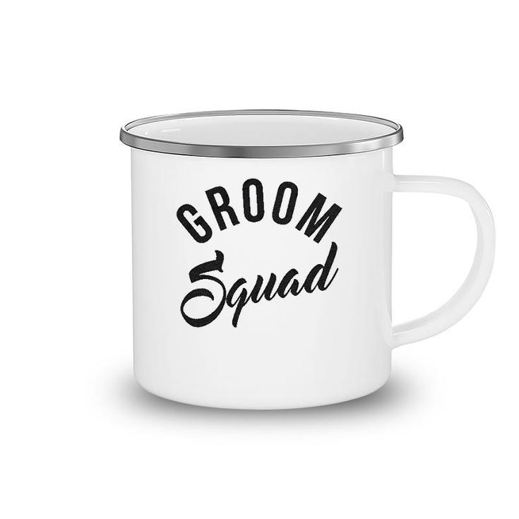 Groom Squad Funny Bachelor Camping Mug