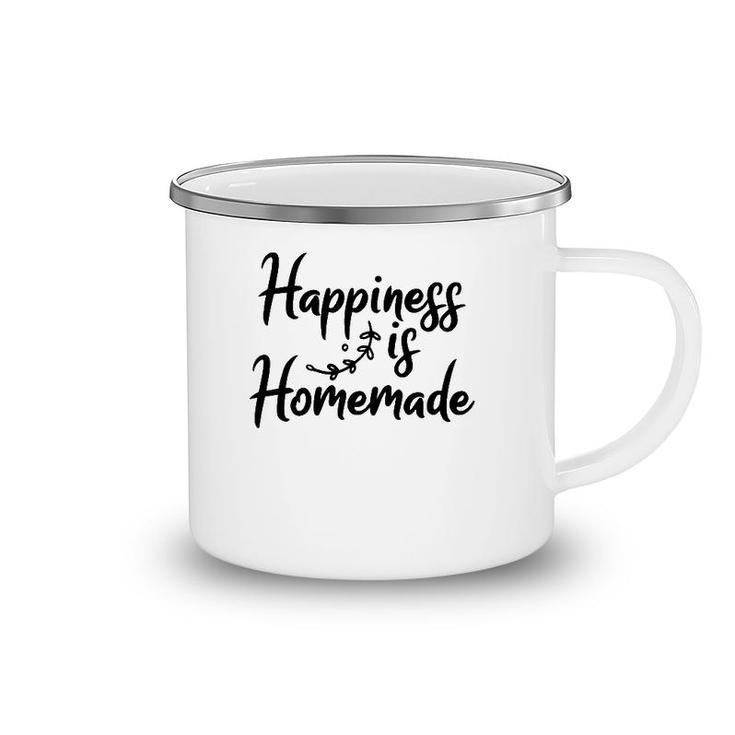 Happiness Is Homemade Home Grown Food Camping Mug