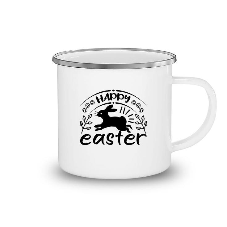 Happy Easter Bunny Camping Mug