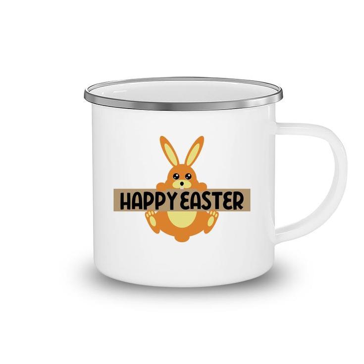 Happy Easter With Bunny Camping Mug
