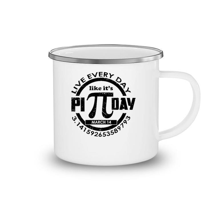 Happy Pi Day Funny 314 Math March 14 Camping Mug
