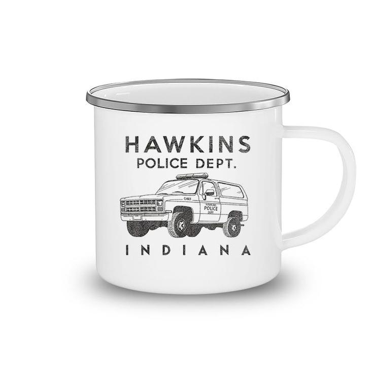 Hawkins Police Camping Mug