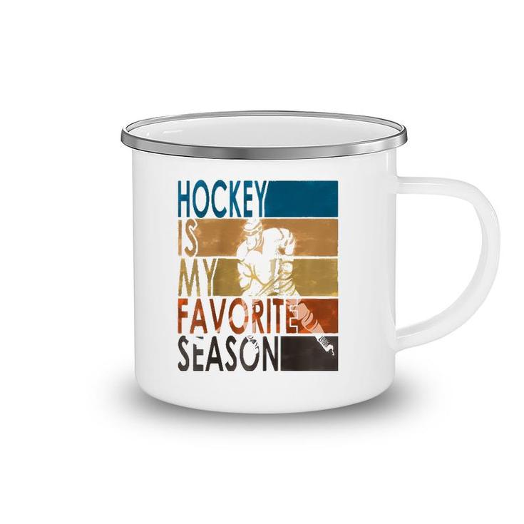 Hockey Is My Favorite Season Gamer Mode Cool Raglan Baseball Tee Camping Mug