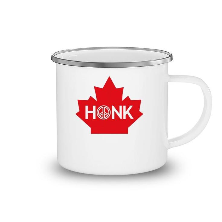 Honk For Canada Honk For Peace Camping Mug