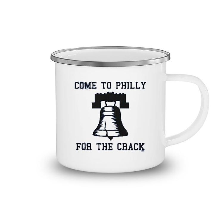 Hoodteez Come To Philly For The Crack Camping Mug