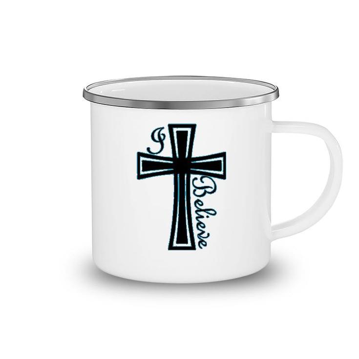 I Believe Christian Faith Camping Mug