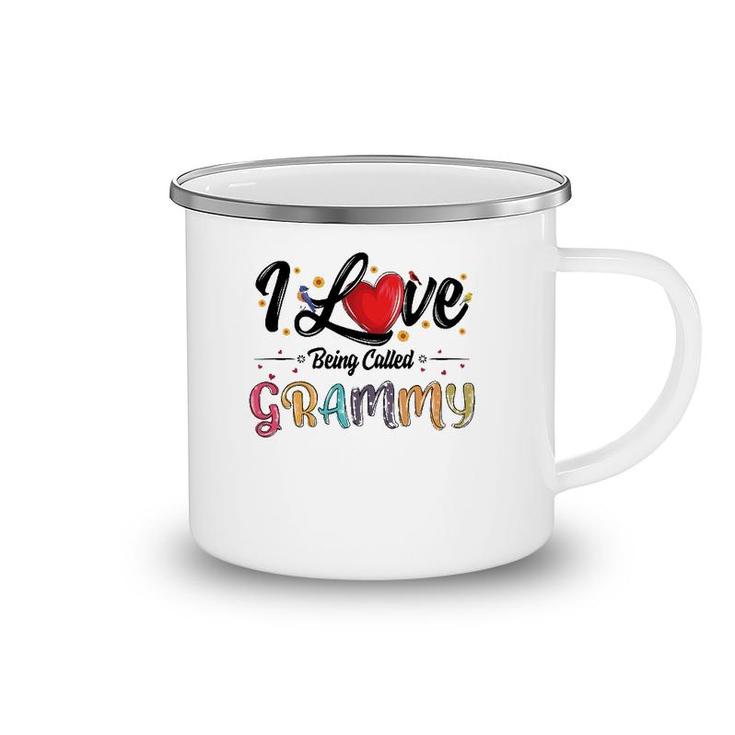 I Love Being Called Grammy Grandma Mother's Day For Women Camping Mug