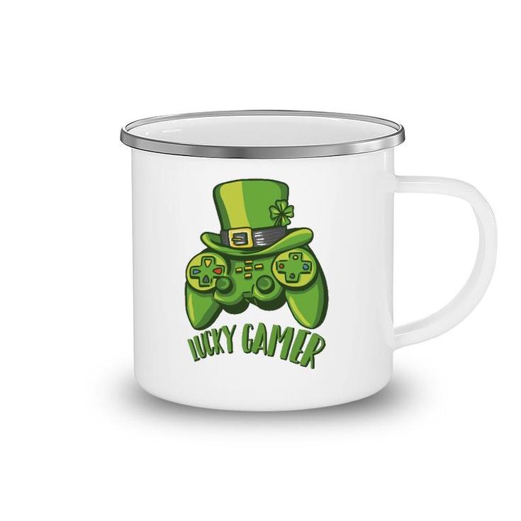 Irish Video Game Controller Boys Gamer St Patrick's Day  Camping Mug