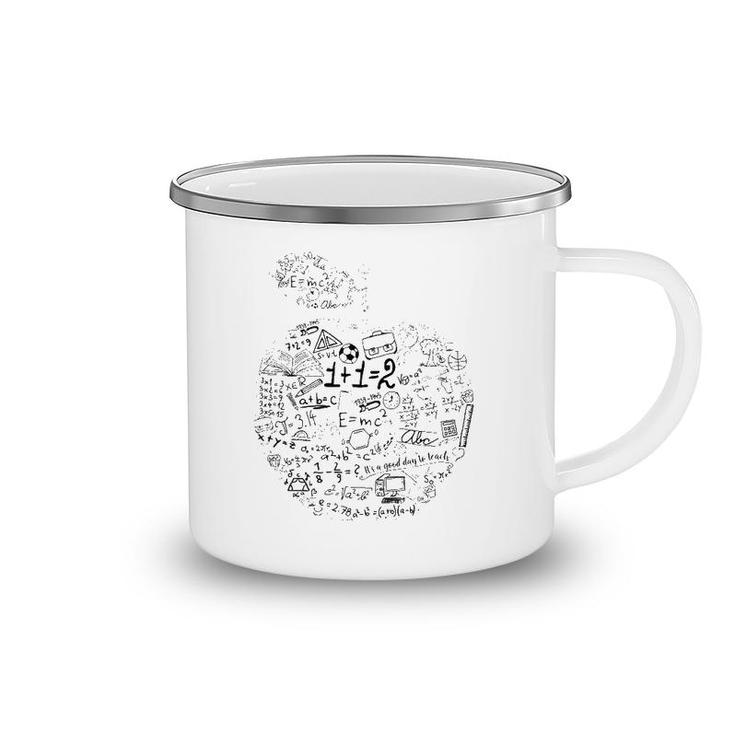 It's A Good Day To Teach Funny Teacher Apple 100 Days Gifts Camping Mug