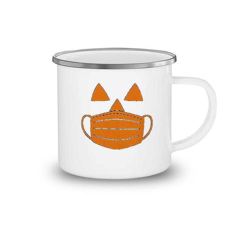 Jack O Lantern Pumpkin Camping Mug