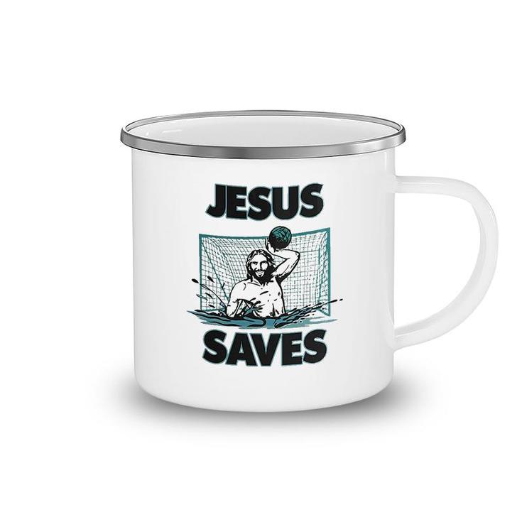 Jesus The Water Polo Camping Mug