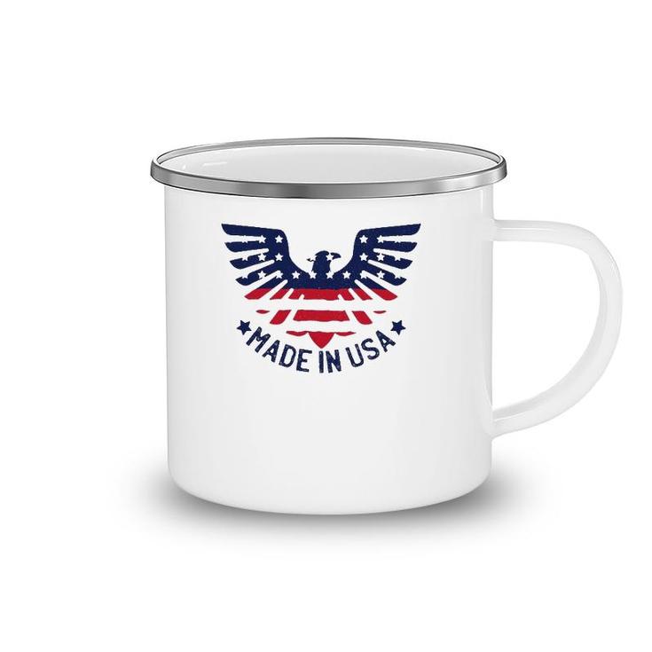 July 4Th Patriotic S - Made In Usa American Pride Eagle Camping Mug