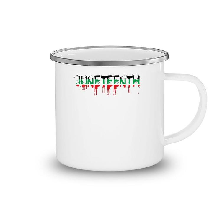 Juneteenth Is My Independence 1865 Women 4Th July Love Camping Mug
