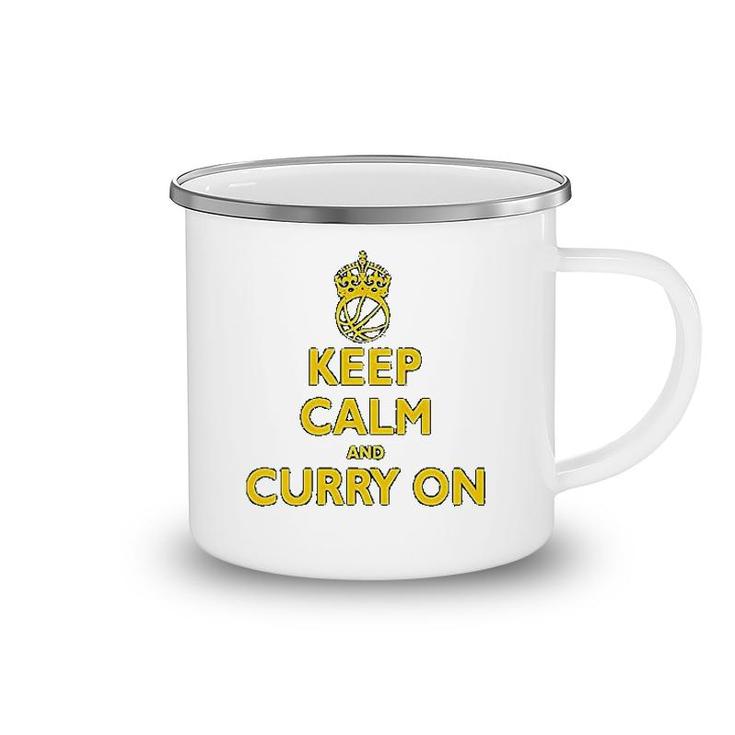 Keep Calm And Curry On Camping Mug