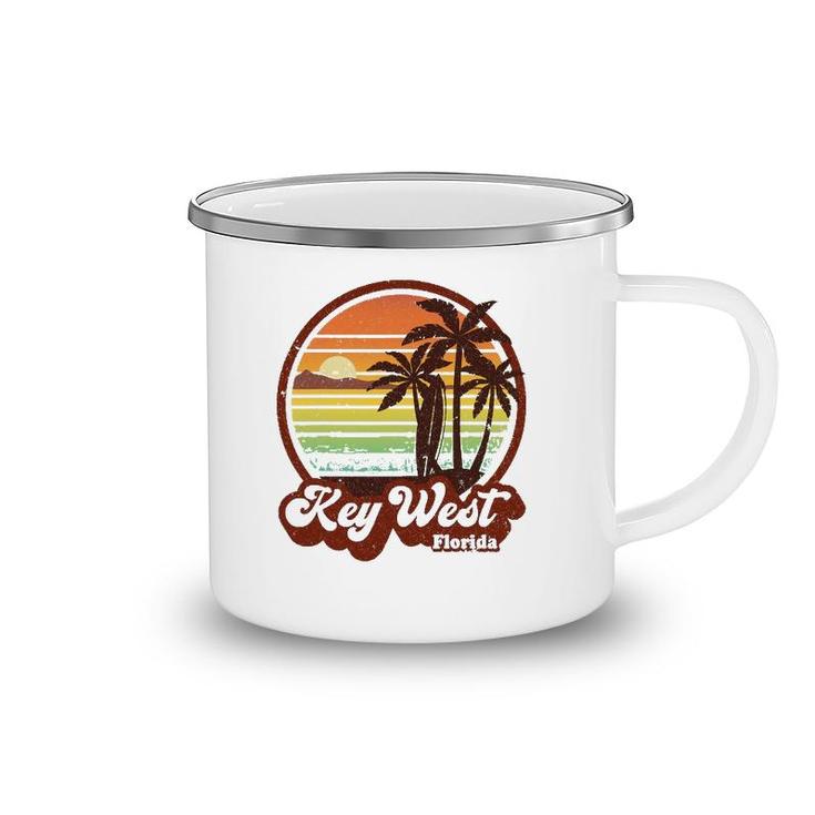 Key West Souvenirs Florida Vintage Surf Surfing Retro 70S Camping Mug