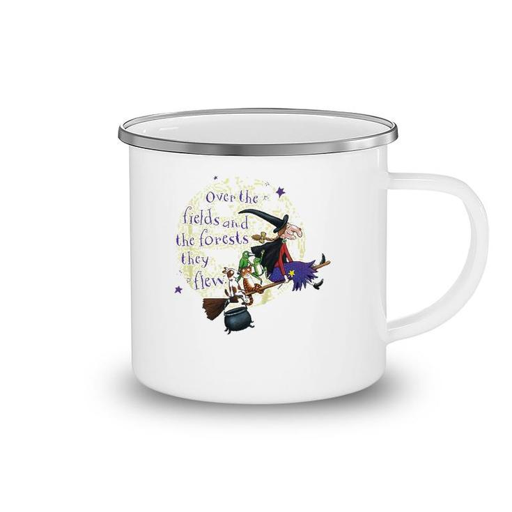 Kids Room On The Broom Over The Fields Camping Mug