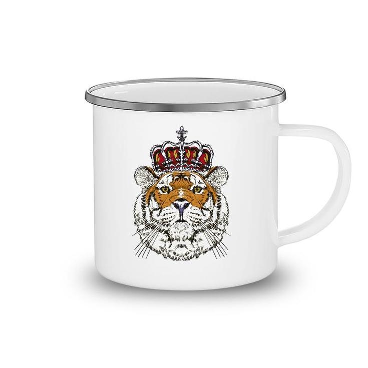 King Bengal Tiger Birthday Outfit For Tiger Lovers Costume Camping Mug