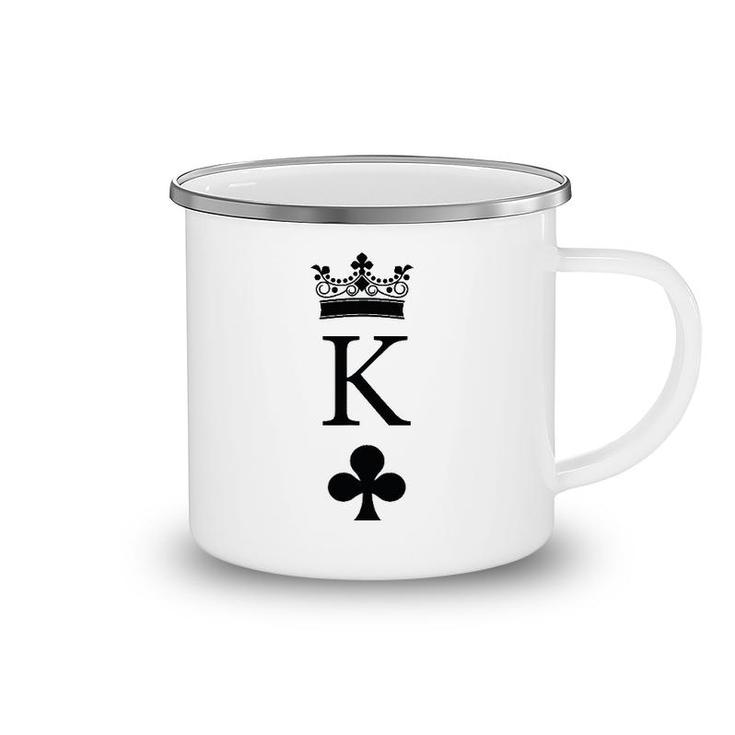 King Of Clubs  For Valentine Matching Couple Camping Mug