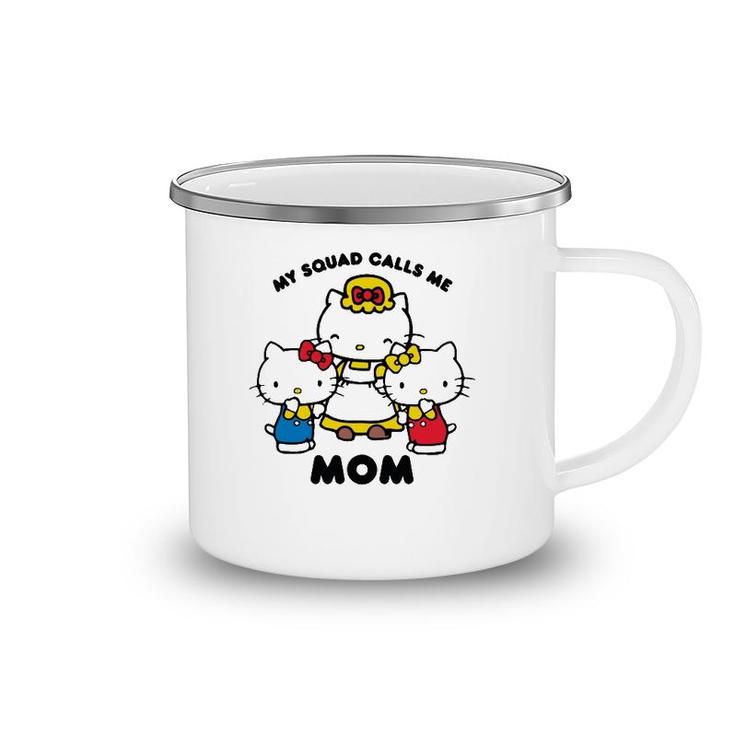 Kitty Mom Squad Mother Gift Camping Mug