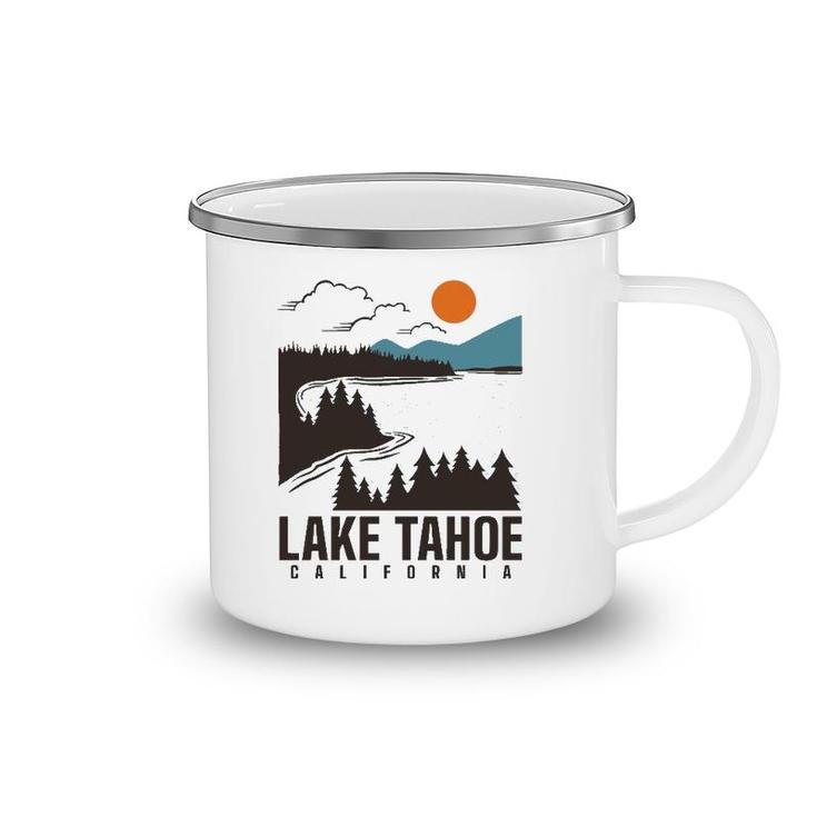 Lake Tahoe California Camping Mug
