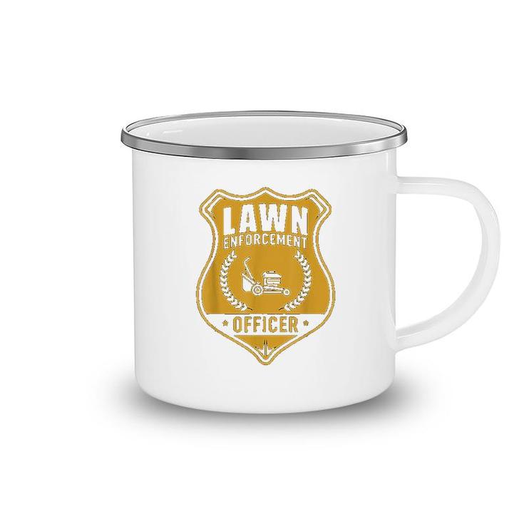 Lawn Enforcement Officer Camping Mug