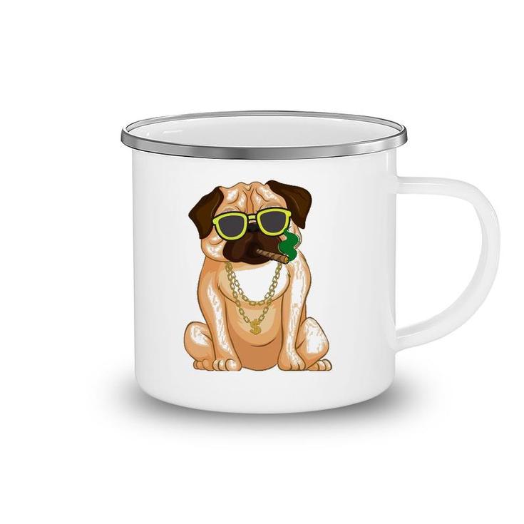 Lazy English Bulldog Dog Lover Funny Camping Mug
