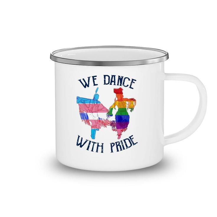 Lgbt Pride Native American We Dance With Pride Transgender Gay Rainbow Camping Mug