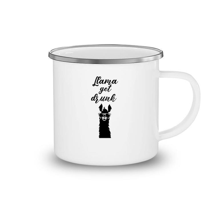 Llama Get Drunk Camping Mug