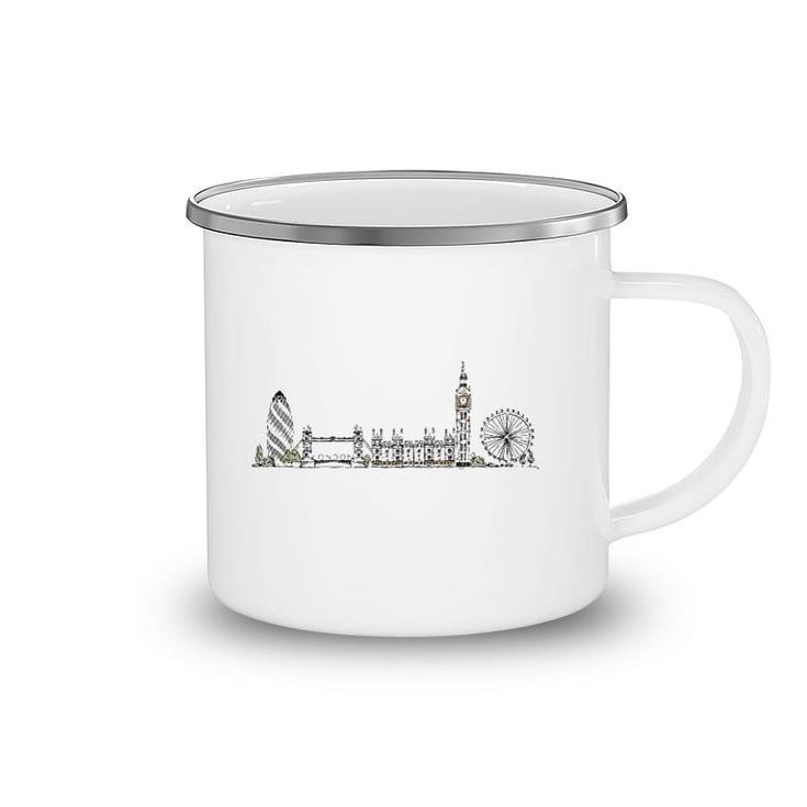 London Grafic City  Souvenier Skyline Camping Mug