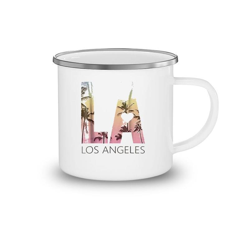 Los Angeles Sunset Camping Mug
