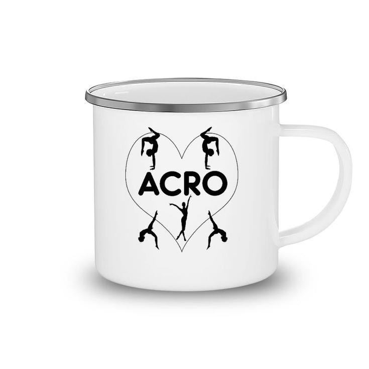 Love Acro  Acro Yoga Camping Mug