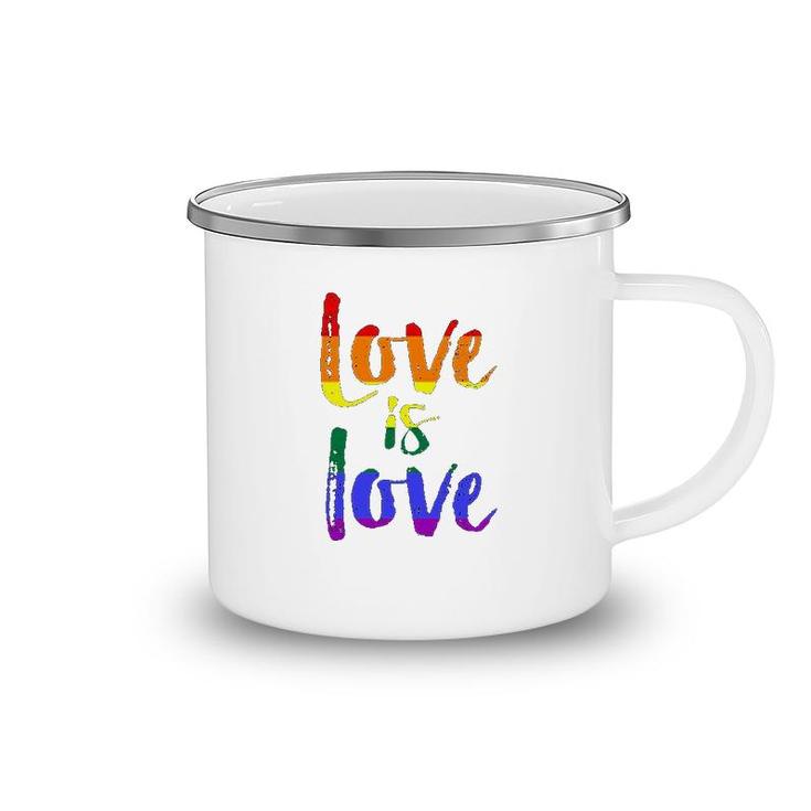 Love Is Love Camping Mug