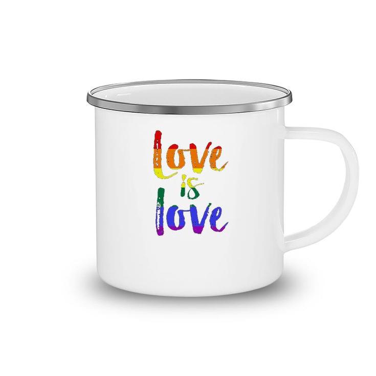 Love Is Love Camping Mug