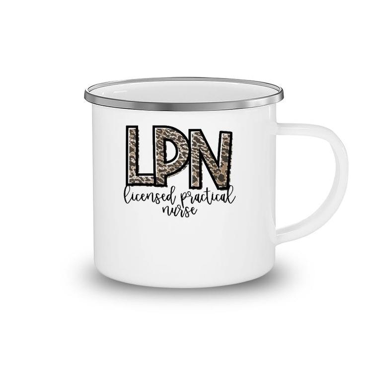 Lpn Licensed Practical Nurse Cute Nurse Camping Mug