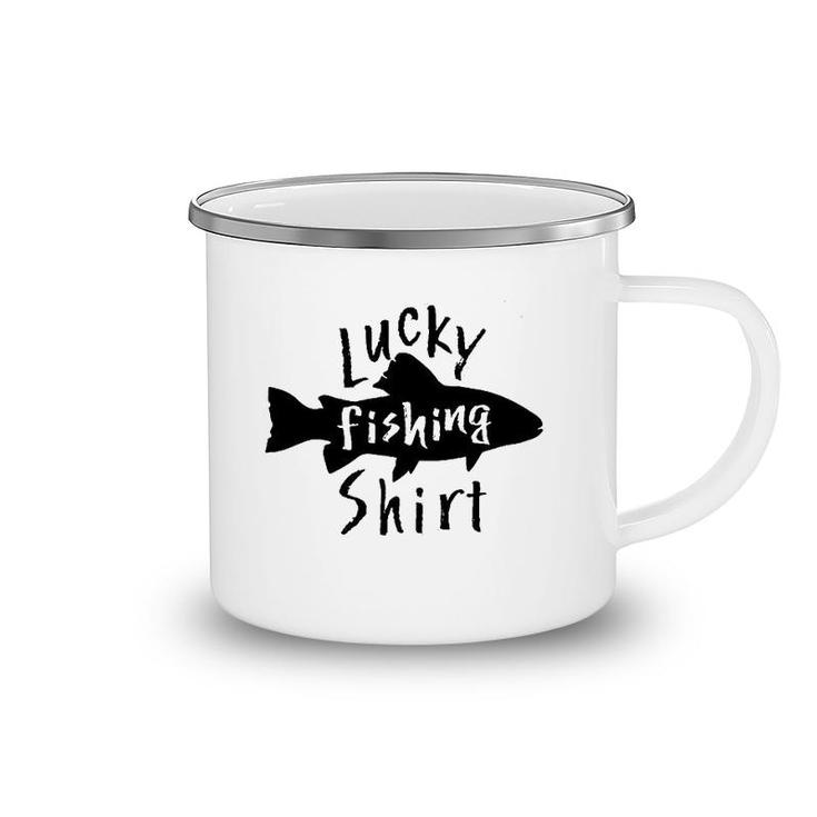 Lucky Fishing Fish Camping Mug