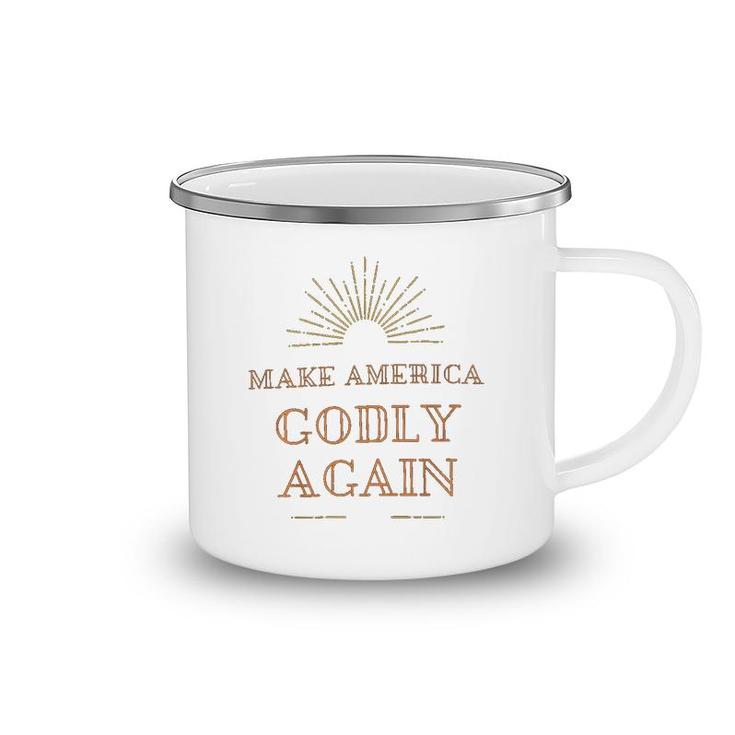 Make America Godly Again Graphic Camping Mug
